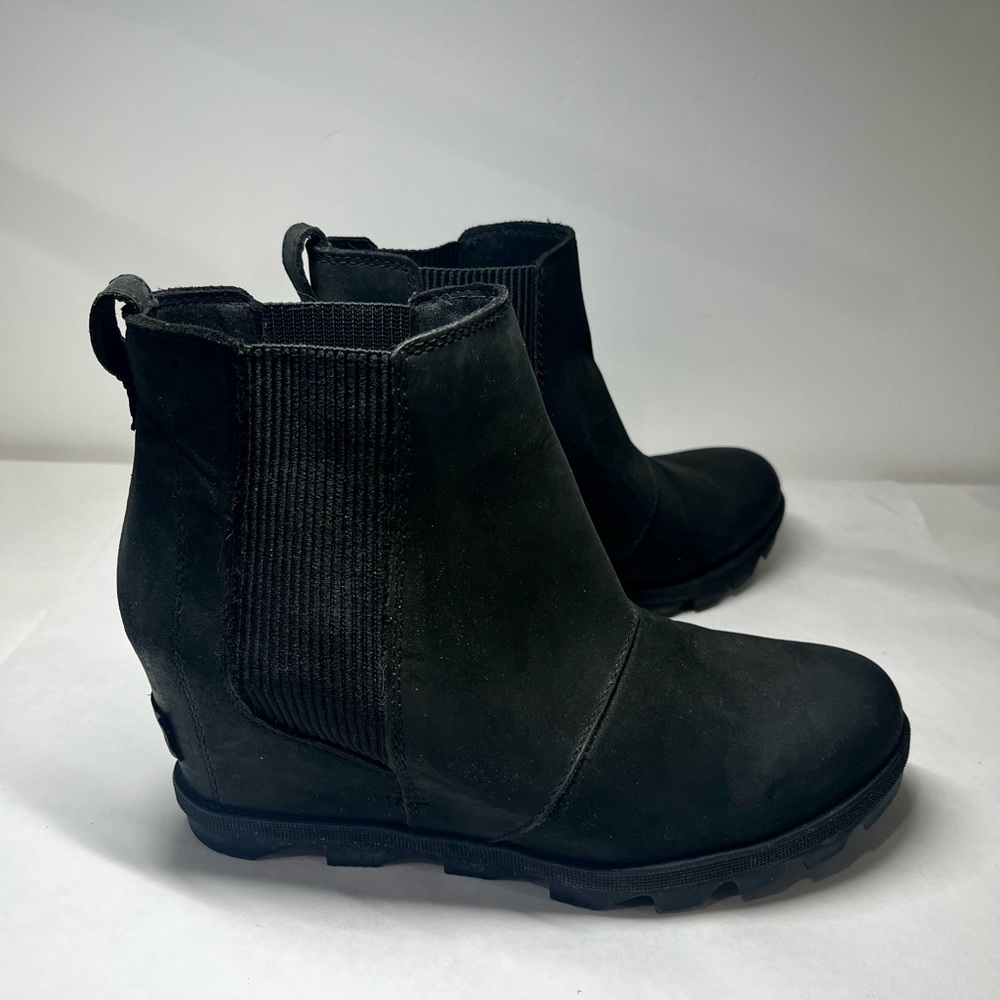 Sorel Black Wedge Boots